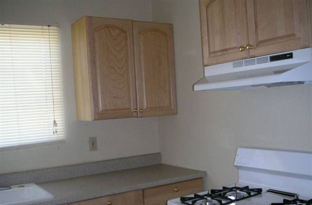 Kitchen with gas range
