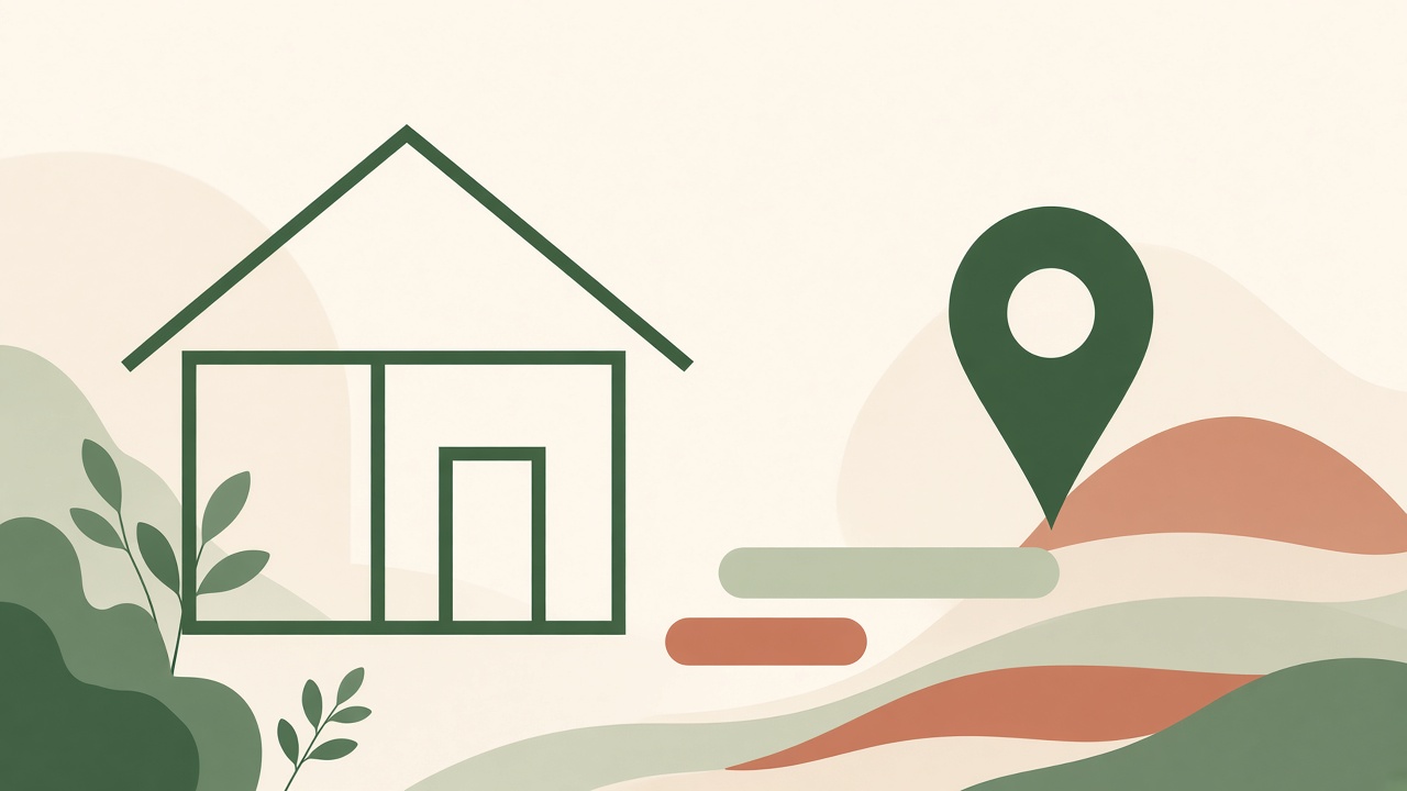 Illustrative graphic of a home, clipboard, and value range chart — not a photo of a specific listing